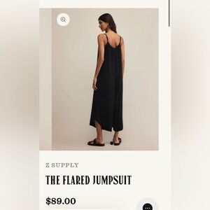 Z Supply The Flared Jumpsuit, Sz M